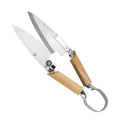 Berry&Bird Hand Shears, Single Bow Straight for Wool Sheep Shear for Alpaca, Pet, and Horse Shearing, Stainless Steel Large Grass Scissors for Cutting, Gardening, Pruning, and Trimming - 11.8'' Long