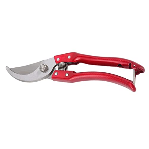 Professional Stainless Steel Hoof Trimming Scissors Super Heavy Duty Farm Animal Toe Nail Shears Ergonomic Wooden Handle Non Slip Grip Right Left Hand Use for Sheep Goat Cow (Red) - color: 1