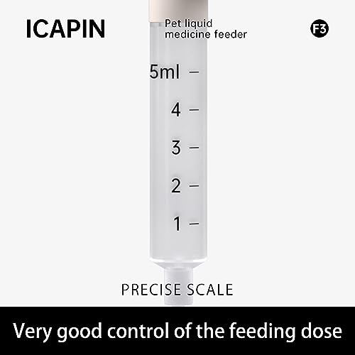 F3 Pet Liquid Medicine Feeder Multi-Function Pet Feeding Tools Suitable for Liquid Diet/Liquid Medication Breastfeeders for Pets (Light Blue) - color: light blue