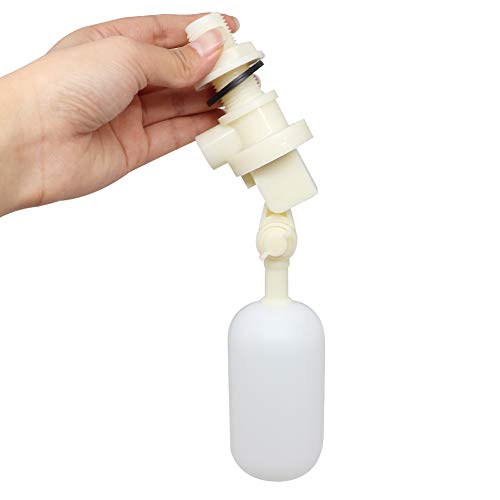 1/2 Float Valve 3 Pieces Cattle Waterer Ball Automatic Water Bowl Float Valve with Adjustable Arm for Livestock Water Tank