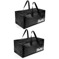 Hefty Moving Bag – Extra Large Double Zipper Backpack – Heavy Duty, Water Resistant, Foldable, Reusable Packing & Storage Tote with Shoulder Straps for Garage and Basement Organization – 2 Pack - size: 11 Gal - Moving Bag