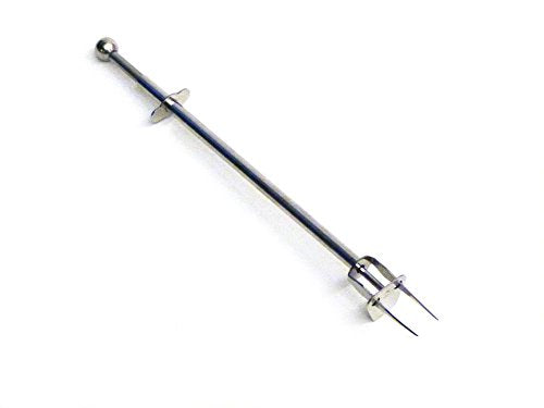 RSVP International Endurance Kitchen Collection Condiment Utensils, 8.25 x 0.87 x 0.87", Long Reach Pickle Fork