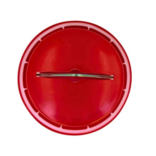 Large Chicken Feeder 5-Pound Capacity for All Poultry | Durable Feeding Container with Carrying Handle for Chickens, Ducks, Turkeys, Quail, Baby Chicks, Turkeys and More - size: 5 Pounds