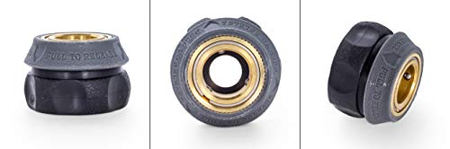 Camco 40’ Coiled Water Nozzle with Adjustable Spray Pattern Kit – Hose Design Prevents Kinking and Tangling, for Car Washing and Gardening (41982) - style: 40' Coiled Water Hose Kit