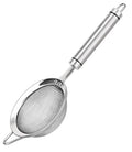 304 Stainless Steel Fine Mesh Strainers for Kitchen, Colander-Skimmer with Handle, Sieve Sifters for Food, Tea, Rice, Oil, Noodles, Fruits, Vegetable - size: 3.35 in Small