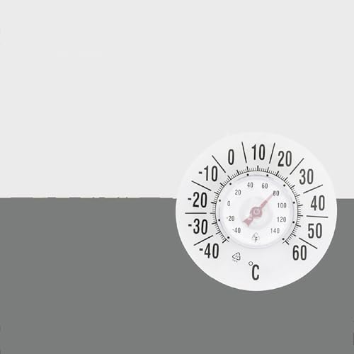 BinaryABC Outdoor Window Thermometer for Outside Temperature,No Battery Required for Home,Office, Patio Garden Decor