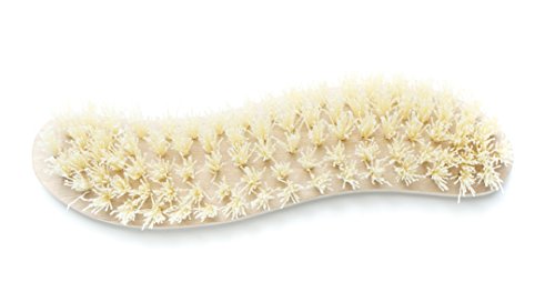 Konex Heavy Duty Scrub Brush - Old-Fashioned Wooden Design, Curved for Bathtubs, Wall and Floor Tiles - S-Shaped for Grime and Mildew Removal (Pack of 2) - size: 1 Count (Pack of 2)