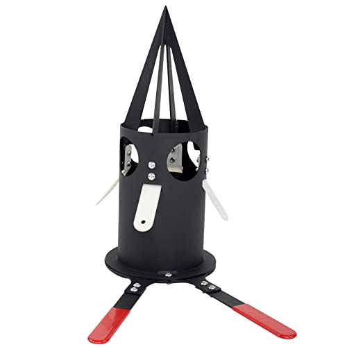 Big Bag Dispenser Bulk Bag Unloader – Heavy Duty Feed Unloader Tool for Animal Feed, Grain, Fertilizer – Rust-Resistant, Portable for Farm, Warehouse, Home Use (Black) - color: Black