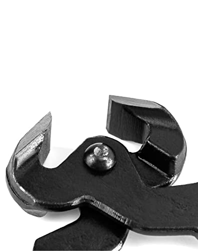 QWORK Hoof Nipper, 14" Heavy Duty Farrier Nippers with Plastic Grip, 1 Pack