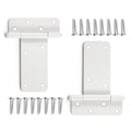 2 Pack 6" Door Hinges,280 Lbs Capacity Heavy Duty Gate Hinges | Matte white T-Strap Shed Gate Hinges, Barn Door, Shed Doors, rust-resistant,durable(6 inch - 2 Pack)-Patent Pending - size: 6 inch - 2 Pack