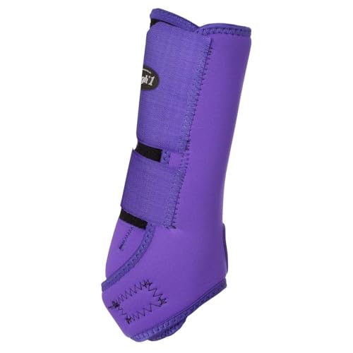 Tough1 Economy Sport Boots Front - Purple - color: Purple