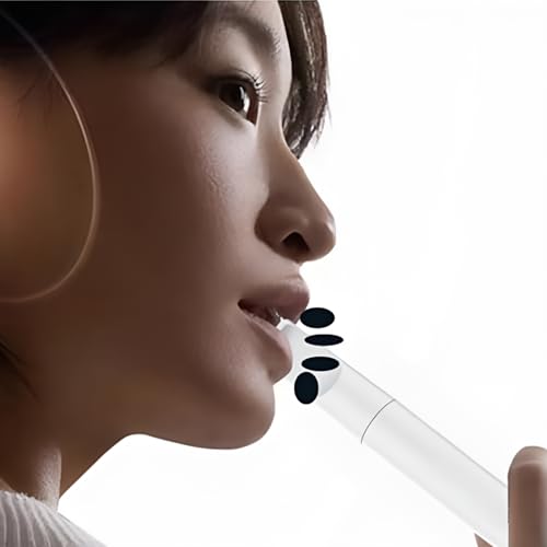 Replace Bad Habit Flavored Air Device with 15pcs Refillable Cores in 5 Flavors, Habit Support Refreshing Device for Stress Relief Sensory Fidget for Adults(White) - color: White-5pc