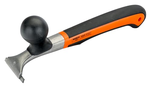 Bahco BAH665 Ergo Carbide Blade Scraper with 2-1/2" Blade, Heavy-Duty Hand Tool for Paint, Rust, & Adhesive Removal on All Surfaces, with Ergonomic Handle & Extra-Wide Blade for High-Strength Scraping | Paint, Rust And Adhesive Removal, All-Surface Use, L
