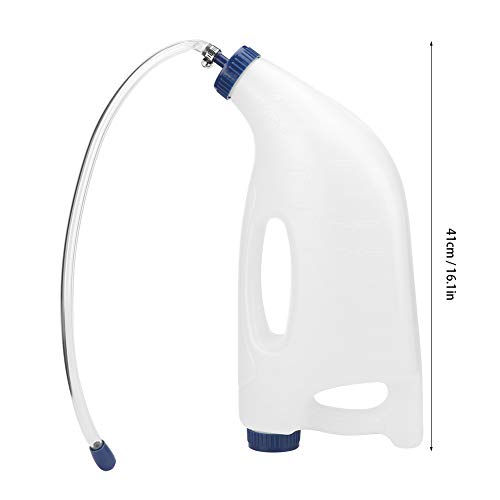 4L Portable Calf Milk Feeder,Calf Bottle,Calf Tube Feeder,Plastic Farm Animals Calf Feeding Water Milk Bottle