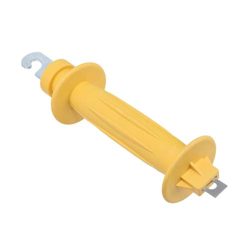 3 Pcs Electric Fence Spring Gate Handle, Yellow | Electric Fence Heavy Duty Gate Handle