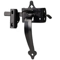 JIAHOO Gate Latch, Thumb Latch Hardware, Gate Latch for Wooden Fence | Heavy Duty Self Locking Latches with 8 inch Handle, Gate Kit for Wooden Fence & Swing Outdoor Gate – Steel, Black Finish