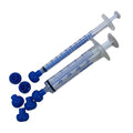 Oral Medication Dispenser Syringe Caps, Blue, 100 per Bag, CAPS