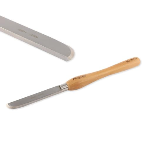 Hurricane Turning Tools, CryoCut Series, HTT-530, M2 Cryo 1" Negative Rake Scraper for Woodturning