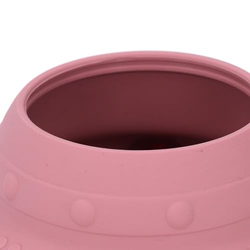 Silicone Puppy Milk Feeder 4 Nipples Small Puppy Nursing Station, Puppy Bottles Simulates Mother's Milk, Feeding Multiple Young Animals, Suitable for Pet Owners - color: Pink