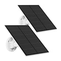 Solar Panel for Security Camera, 5W USB Solar Panel Compatible with Rechargeable Battery Camera, Solar Panel Charger for Camera with IP65 Waterproof, Adjustable Bracket, 9.8ft Cable(2 Pack) - size: 2 Pack