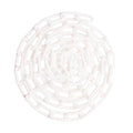 US Weight 1.5" x 50' SunSheild Plastic Safety Chain – White - color: White, size: 50 Feet