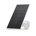 Arlo Solar Panel Charger (2021 Released) - Certified Accessory - Works with Arlo Pro 5S 2K, Pro 4, Pro 3, Floodlight, Ultra 2, and Ultra Cameras, Weather Resistant, Easy Install, White - color: White