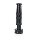 RESTMO Solid Brass Hose Nozzle, Heavy Duty Adjustable Twist Hose Nozzle | Anti-Rust Black Coating, Solid Brass Construction, Leak-proof, Adjustable 3 Spray Patterns, Ideal for Watering & Washing - size: 1 Pack