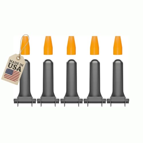 5 Pack Direct Bury Waterproof Wire Splice Kit, Wire Nut Electrical Connectors for Wire Break Repair, Compatible with PetSafe, SportDog, Dogtra In-Ground Dog Fence Systems, Made in USA - size: Pack of 5