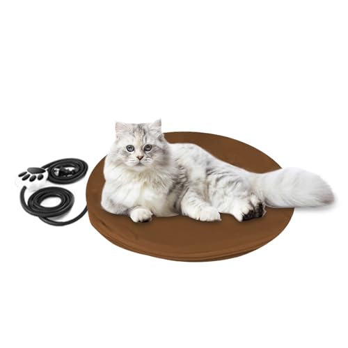 On/Off Switch Electric Pet Heating Pad for Cat Beds and Dog beds,D30 | with Chew Resistant Cord and Machine Washable Cover,Indoor Heated Pet Bed Warmer,for Cat Beds and Dog Beds