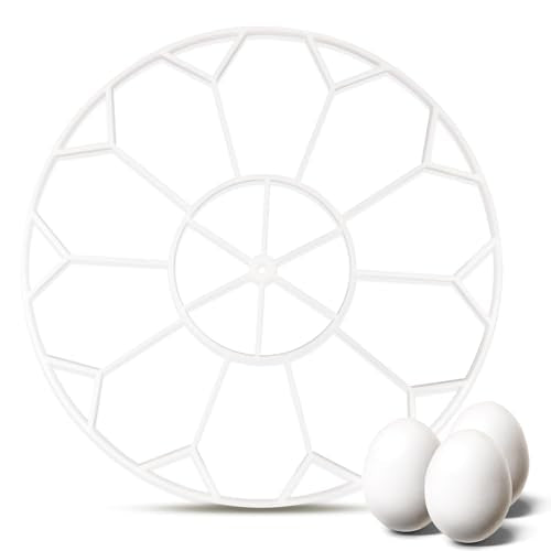 JGT360 Large Goose Egg Turner Tray for Nurture Right 360 Incubator, 10 Egg | 10 Egg Capacity Heavy Breed Jumbo Goose Egg Tray, Stable Egg Support for Improved Hatch Rate