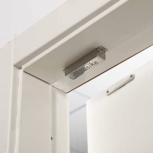 Mousike Magnetic Door Catch Heavy Duty 90lb Door Magnets with Strong Magnetic for Kitchen Cupboard Wardrobe Closet Cabinet Door Drawer Latch - color: Silver, size: 2 Pack
