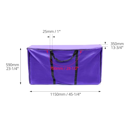 QWORK Hay Bale Storage Bag, 4 Pack 420D Horse and Livestock Hay Bale Bag, Large Tote Collapsible Bag - size: 4 pack