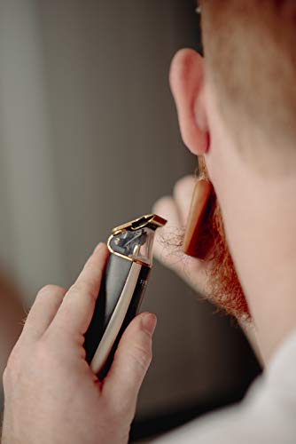 Supreme Trimmer 2-in-1 Crunch Lite Foil Shaver & T-Shaper Trimmer | ST5210 Beard Trimmer & STF600 Electric Razor | Travel Hair Trimmer Set | Black & Gold - style: Crunch Lite & Gold T-Shaper