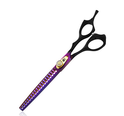 Purple Dragon Professional 7.0/8.0 inch Pet Grooming Hair Cutting Scissor | Japan 440C Stainless Steel, for Pet Groomer or Family DIY Use