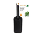 Fiskars Soil Scoop for Potting & Transplanting, 1.5 Cup Capacity, Black | Indoor Potting for Medium Planters, Durable Lightweight Resin Garden Scooper with Flat Bottom & Deep Sides to Prevent Spills - style: Soil Scoop