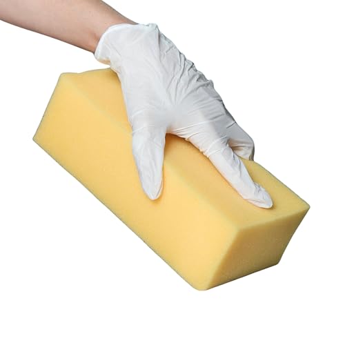 Carlisle FoodService Products 36550100 Commercial Extra Large Sponge, 8.25", Yellow (Case of 24) - color: Yellow, size: 8.25" (Pack of 24)