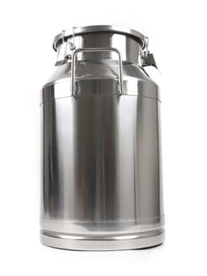 Stainless Steel Milk Bucket with Spigot, 40L/10.5Gallon 201 Steel Milk Buckets with Lid SS Milk Can large Milk Jug Liquid Container, Airtight Design, Keep Food Dry and Fresh - size: 40L/10.5Gallon, w/Spigot