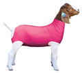 Show Pro Pink Spandex Goat Tube for Show Goats - Show Livestock Supplies: Goat Covers & Blankets (Medium) - size: Medium