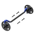 5" Hook and Eye Latch 1 Pack, Privacy Eye Hook Latch, Door Hook Lock, 1Pack | for Indoor Outdoor Slide/Barn/Shed/Door, Window, Fences Cabinet, Barn Door Latch - size: 5 Inch