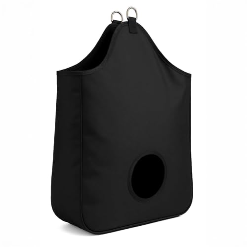 Hay Bag, 600D PVC Nylon, 2-Flake, 7 in Opening Red - color: Red