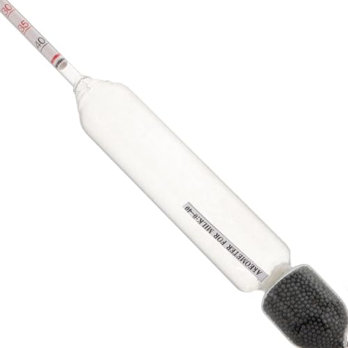 POPETPOP Scientific Hydrometer for Milk and Goat Milk High Precision Lactometer for Dairy Quality Testing and Composition Analysis Lab Density Meter for Cow Measurement