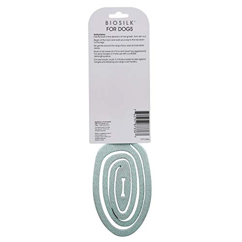 BioSilk for Pets Eco Friendly Detangling Pin Brush for Dogs, Gentle Dog Grooming Brush Designed to Help Remove Knots and Tangles and Support Healthy Coats for All Dogs | Gentle grooming brush removes knots and tangles, supports healthy coats for all dog b