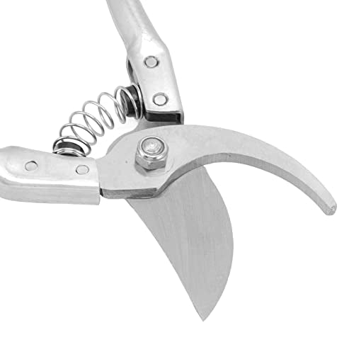 Goat Hoof Trimmers Pig Trotter Shears Animal Toe Nails Trimming Tool Stainless Steel Professional Hoof Trimmers with Anti Slip Ergonomic Handle for Sheep Cow Pig Hoof (Silver) - color: Silver