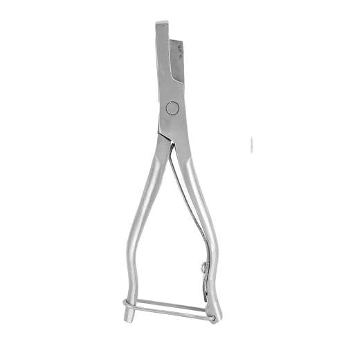 VBESTLIFE Ear Tag Plier, Stainless Steel Pig Ear Notcher, Livestock Ear Notcher Marking Tool, Animal Identify Tool for Farm Animals (V Shaped Ear Notcher)