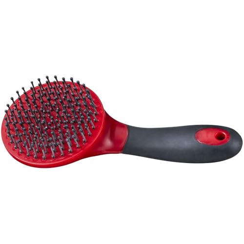 Tough1 Great Grips Mane & Tail Brush - Red