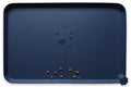 Hoki Found L Silicone Non Slip Pet Dog Cat Bowl Mats - Placemat - Waterproof Dog Cat Food Mats for Carpet - French Navy - color: French Navy, size: 22" x 14"