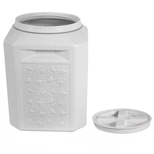 Vittles Vault Airtight Pet Food Storage Container + Scoop, Fits Up to 35lbs | Stores Dog Kibbles, Bird Seed, Oatmeal, Rice, Flour and Cereal in BPA Free Plastic, Sealed Airtight, Made in USA, with Scoop - size: 35 Pounds