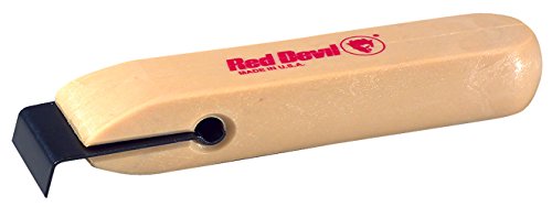 Red Devil 3010 1" Single-Edge Paint Scraper,Beige - size: 1 inch, style: Single Edge