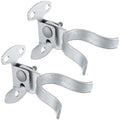 Zonon 2 Pcs Gate Fork Latch, Suitable for 1-7/8" Fork, Fence Latch Hardware Wall Mount for Chain Link Farm Fence Gate Flat Wooden Posts, Pressed Galvanized Steel - size: 1-7/8"