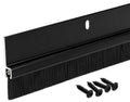 Randall Manufacturing Co., Inc | Door Sweeps – Aluminum & Brush | Brush Sweeps for Gaps Up to 1” | Black Holder | 3 Feet | Fill Gaps & Keep Unwanted Debris Out